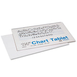 Chart Tablets, 1 1-2" Presentation Rule, 24 X 16, 25 Sheets