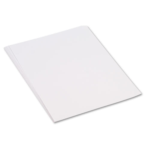 Construction Paper, 58lb, 18 X 24, White, 50-pack