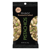 Wonderful Pistachios, Roasted And Salted, 1 Oz Pack, 12-box