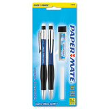 Comfortmate Ultra Pencil Starter Set, 0.7 Mm, Hb (#2.5), Black Lead, Assorted Barrel Colors, 2-pack