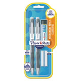 Clearpoint Elite Mechanical Pencils, 0.7 Mm, Hb (#2), Black Lead, Blue And Green Barrels, 2-pack