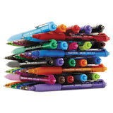 Inkjoy 300 Rt Retractable Ballpoint Pen, 1mm, Assorted Ink-barrel, 8-pack