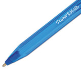 Inkjoy 100 Stick Ballpoint Pen, Medium 1mm, Blue Ink-barrel, Dozen