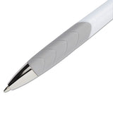 Inkjoy 700 Rt Retractable Ballpoint Pen, 1mm, Black Ink, White Barrel, Dozen