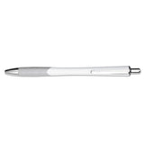 Inkjoy 700 Rt Retractable Ballpoint Pen, 1mm, Black Ink, White Barrel, Dozen