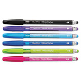 Inkjoy 100 Stick Ballpoint Pen-stylus, Medium 1mm, Black Ink-barrel, Dozen