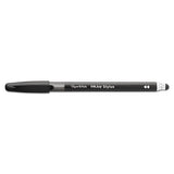 Inkjoy 100 Stick Ballpoint Pen-stylus, Medium 1mm, Black Ink-barrel, Dozen