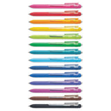 Inkjoy Retractable Gel Pen, Medium 0.7mm, Assorted Ink-barrel, 14-pack