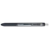 Inkjoy Retractable Gel Pen, Medium 0.7mm, Black Ink-barrel, Dozen