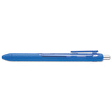 Inkjoy Retractable Gel Pen, Medium 0.7mm, Blue Ink-barrel, Dozen