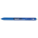 Inkjoy Retractable Gel Pen, Medium 0.7mm, Blue Ink-barrel, Dozen