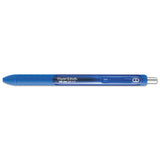 Inkjoy Retractable Gel Pen, Micro 0.5mm, Blue Ink-barrel, Dozen