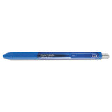 Inkjoy Retractable Gel Pen, Micro 0.5mm, Blue Ink-barrel, Dozen