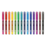 Inkjoy Stick Gel Pen, Medium 0.7 Mm, Assorted Ink-barrel, 20-pack