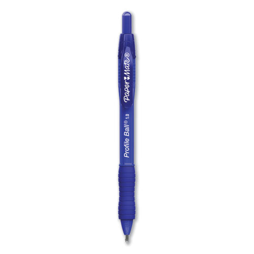 Profile Retractable Ballpoint Pen, Bold 1 Mm, Blue Ink-barrel, 36-pack