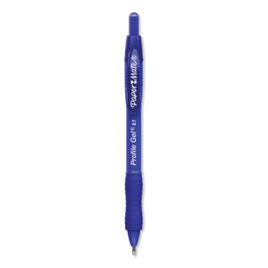 Profile Retractable Gel Pen, Medium 0.7 Mm, Blue Ink, Translucent Blue Barrel, 36-pack