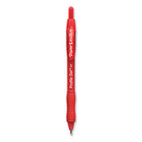 Profile Retractable Gel Pen, Medium 0.7 Mm, Red Ink, Translucent Red Barrel, Dozen