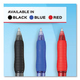 Profile Retractable Ballpoint Pen, Bold 1 Mm, Black Ink-barrel, Dozen