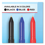 Write Bros. Stick Ballpoint Pen, Medium 1 Mm, Blue Ink-barrel, 120-pack