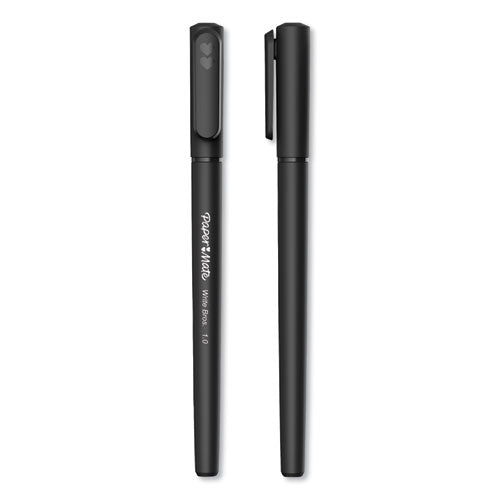 Write Bros. Stick Ballpoint Pen, Medium 1 Mm, Black Ink-barrel, 120-pack