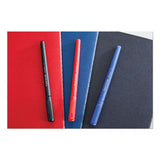 Write Bros. Grip Ballpoint Pen, Medium, 1 Mm, Red Ink-barrel, Dozen