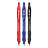 Profile Gel Pen, Retractable, Fine 0.5 Mm, Red Ink, Translucent Red Barrel, Dozen