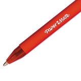 Comfortmate Ultra Retractable Ballpoint Pen, Medium 1mm, Red Ink-barrel, Dozen