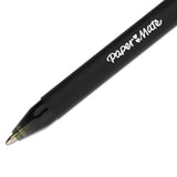 Comfortmate Ultra Retractable Ballpoint Pen, 0.8mm, Black Ink-barrel, Dozen