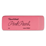 Pink Pearl Eraser, Rectangular, Large, Elastomer, 3-pack