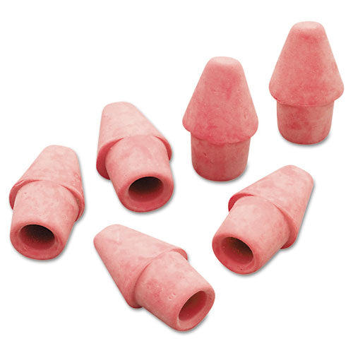 Arrowhead Eraser Caps, Pink, Elastomer, 144-box