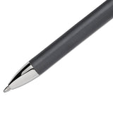 Flexgrip Elite Stick Ballpoint Pen, Medium 1mm, Black Ink-barrel, Dozen