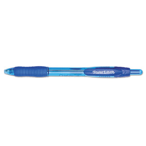 Profile Retractable Ballpoint Pen, Bold 1.4mm, Blue Ink-barrel, Dozen