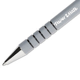Flexgrip Ultra Retractable Ballpoint Pen, 1mm, Black Ink, Black-gray Barrel, Dozen