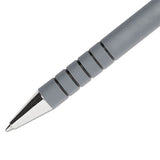 Flexgrip Ultra Retractable Ballpoint Pen, 0.8mm, Black Ink, Gray-black Barrel, Dozen