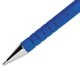 Flexgrip Ultra Stick Ballpoint Pen, Medium 1mm, Blue Ink-barrel, Dozen