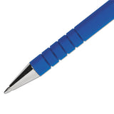 Flexgrip Ultra Stick Ballpoint Pen, Fine 0.8mm, Blue Ink-barrel, Dozen