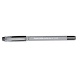 Flexgrip Ultra Stick Ballpoint Pen, Fine 0.8mm, Black Ink, Gray Barrel, Dozen