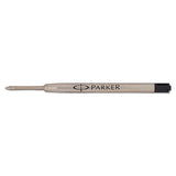 Refill For Parker Ballpoint Pens, Fine Point, Black Ink