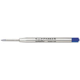 Refill For Parker Ballpoint Pens, Medium Point, Blue Ink