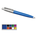 Jotter Retractable Ballpoint Pen, Medium 0.7 Mm, Blue Ink-barrel