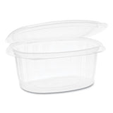 Earthchoice Pet Hinged Lid Deli Container, 4.92 X 5.87 X 1.89, 12 Oz, 1-compartment, Clear, 200-carton