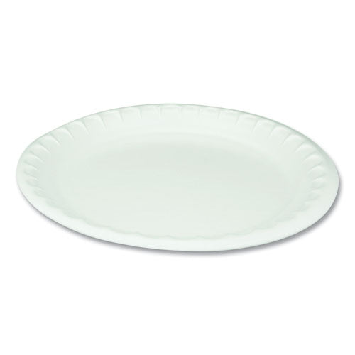 Unlaminated Foam Dinnerware, Plate, 10.25