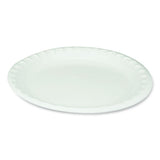 Laminated Foam Dinnerware, Plate, 10.25" Diameter, White, 540-carton