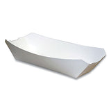 Paperboard Food Trays, #12 Beers Tray, 6 X 4 X 1.5, White, 300-carton