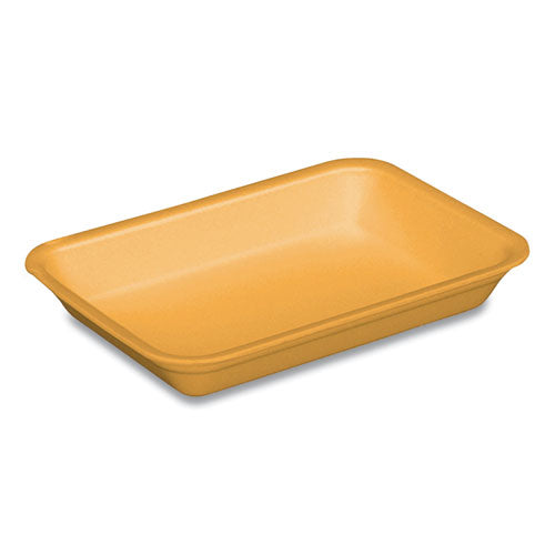 Supermarket Trays, #4d, 8.63 X 6.56 X 1.27, Yellow, 400-carton