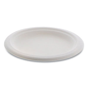 Earthchoice Compostable Fiber-blend Bagasse Dinnerware, Plate, 6" Diameter, Natural, 1,000-carton