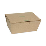 Earth Choice Tamper Evident Paper Onebox, 6.54 X 4.5 X 3.25, Kraft, 160-carton