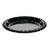 Prairieware Ops Dinnerware, Plate, 10.25" Diameter, Black, 500-carton