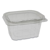 Earthchoice Tamper Evident Deli Container, 16 Oz, 7.25 X 6.38 X 1, 1-compartment, Clear, 240-carton