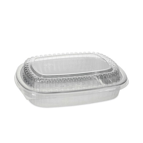 Classic Carry-out Containers, 46 Oz, 9.75 X 7.75 X 1.75, Silver, 50-carton